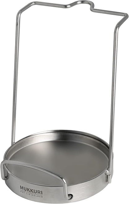 Pot Lid Organizer, Pot Lid Holder 304 Stainless Steel Pot Lid Stand,Lid and Spoon Rest Cutting Board Holder,Pot Lid Rack for Kitchen Utensil(Silver)