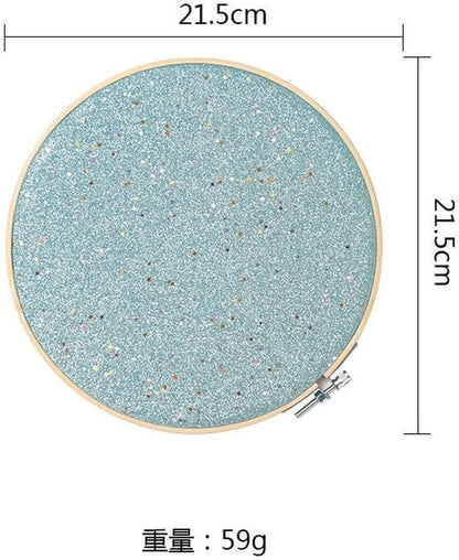 REOVE Pin Collection Display Stand, Blue, Pin Display Board, Wall Mount, Glittering Stars, Jewelry Storage for Enamel Pins, Patches, Buttons, Holds Brooch, Earrings, Necklace, Rings