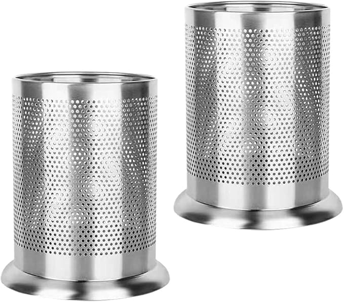 Cabilock 2Pcs Stainless Steel Chopstick Cages with Mesh Design Kitchen Tableware Drying Racks Holders for Utensils Premium Kitchen Supplies
