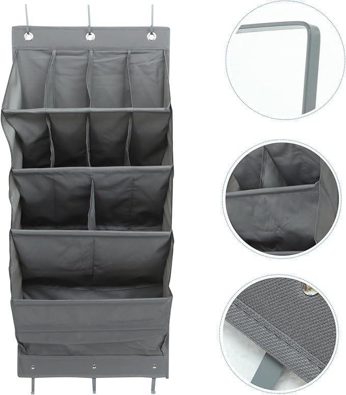 Garneck Door Storage Bag Shoe Organizer Wall Hanging Storage Oxford Multi-function Door Organizer