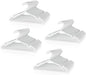 VILICK Plastic Kids Hangers - 100 Pack Non-Slip Baby Clothes Hangers for Closet, Toddler & Newborn Clothing Pants, Skirts, Coats (White)