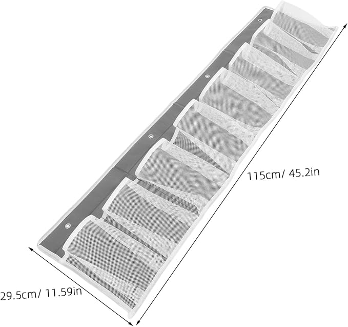 PRETYZOOM Hanging Shoe Organizer for Bedside Nonwoven Fabric Mesh Storage Bag with Space-saving Design for Rvs and Travel Keeps Shoes Dry and Fresh