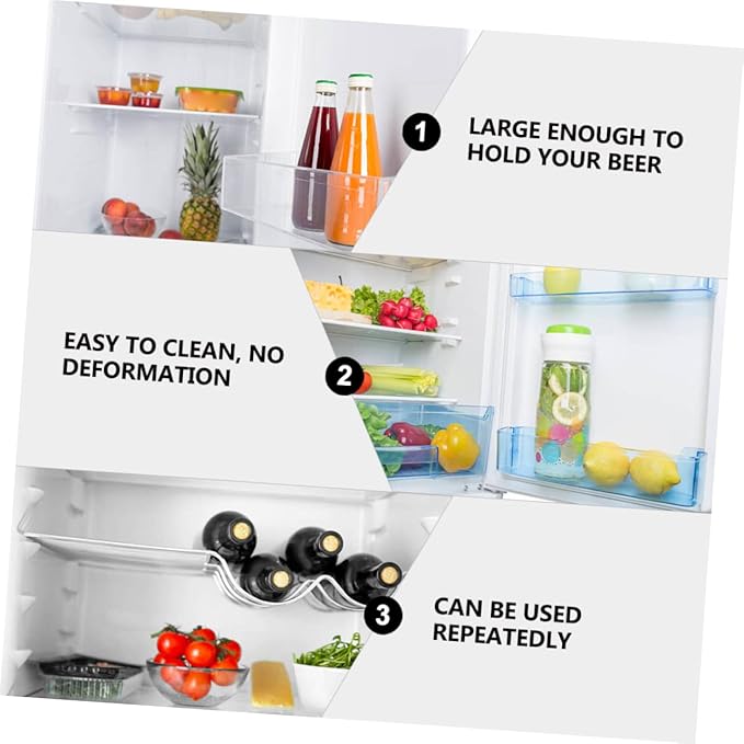 Zerodeko Fodable Beer Storage Rack Silicone Can Rack Compact Beverage Storage Solution Random Color