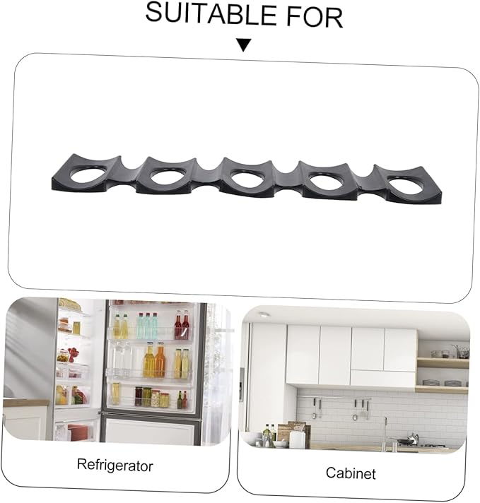 2pcs Silicone Beer Mat Drink Dispenser for Refrigerator Practical Fridge Beverage Can Organizer Non- Soda Can Holder for Home Kitchen and Pantry Use