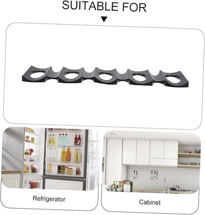 2pcs Silicone Beer Mat Drink Dispenser for Refrigerator Practical Fridge Beverage Can Organizer Non- Soda Can Holder for Home Kitchen and Pantry Use