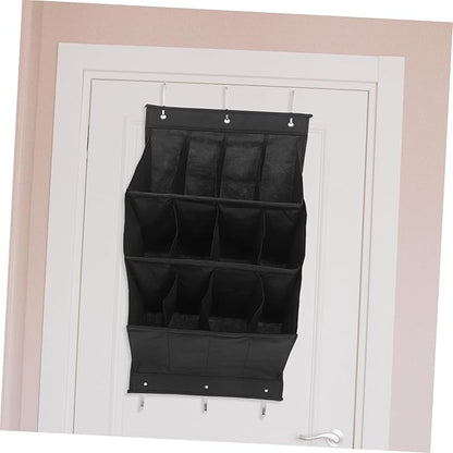Zerodeko Door Hanging Shoe Rack Vertical Organizer for Narrow Doors Wall Mounted Storage for Entryway Bathroom and Laundry Room Tear Resistant