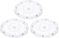uxcell 3Pack Acrylic Lazy Susan Turntable, 8" Spinner Lazy Susan Turntable Organizer, Acrylic Ball Bearing Rotating Tray for Pantry Spice Rack Decorating, Clear