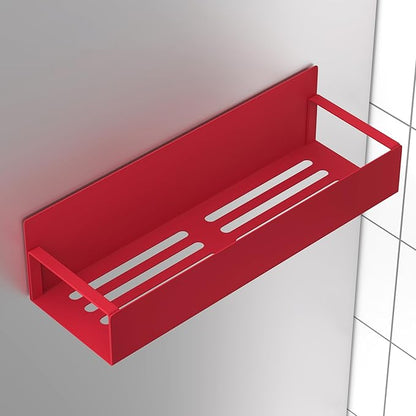 HuggieGems 6 Pack Magnetic Spice Storage Rack Organizer for Refrigerator and Oven, Red Fridge Organizers and Storage