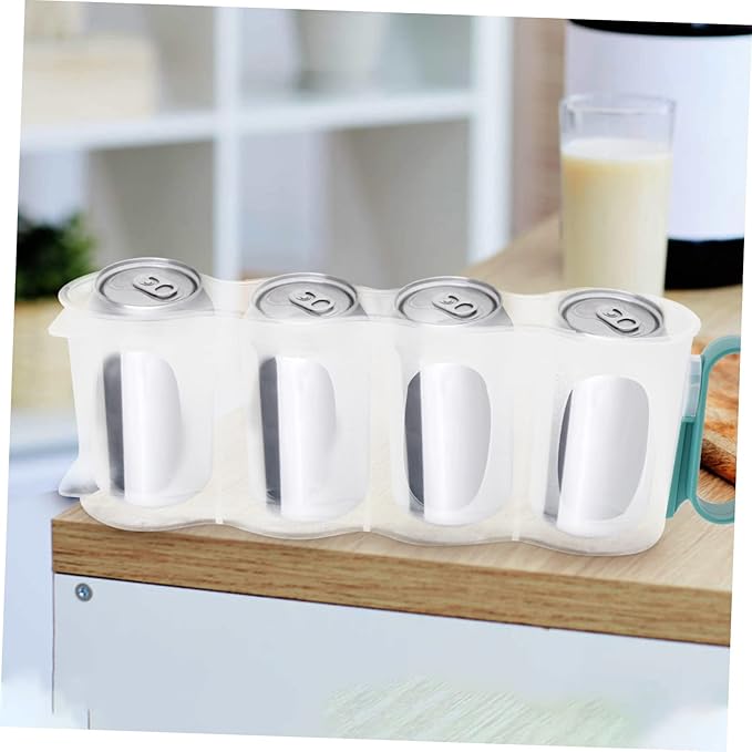 ABOOFAN Soda Can Organizer Stackable Drink Dispenser for Refrigerator Space Saving Fridge Can Holder for Beer and Soda Cans Keeps Drinks Neat Pantry and Kitchen