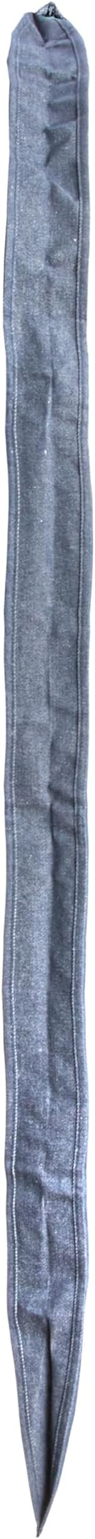 Household Essentials Hanging Zippered Garment Storage Bag with Clear Vision Front, Set of 2, Denim