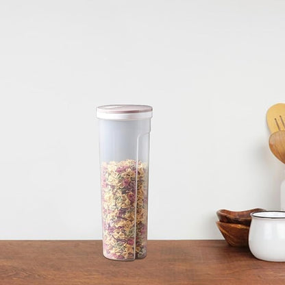 Kichvoe Reusable Pasta Container for Pantry Organization Airtight Noodle Storage Versatile Kitchen Grain Holder for Spaghetti Beans and Grains