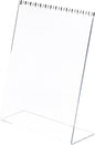 Plymor Clear Acrylic Necklace Display Stand With Top Hooks, 10.625" W x 4" D x 13.5" H