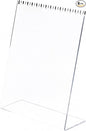 Plymor Clear Acrylic Necklace Display Stand With Top Hooks, 10.625" W x 4" D x 13.5" H (6 Pack)