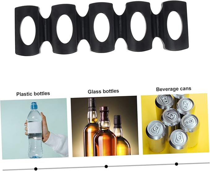 Fridge Drink Organizer for Soda Beer Multi-use Storage Rack Silicone Mat for Refrigerator