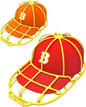 XQXA 2-Pack Baseball Hat Washer Cage | Machine-Washable Cap Cleaner Frame for Adult & Kid's Hats | Yellow
