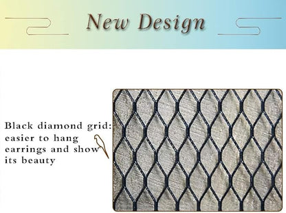 GLANT Rustic Wall Mounted Jewelry Organizer with Wooden Barndoor Decor,Wooden Wall Mount Holder,Jewelry holder for Necklaces, Earings, Bracelets, Ring Holder. Includes matching hook organizer