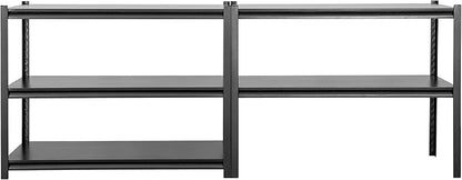 Hzdbhd Garage Shelving Unit 24" D x 48" W x 72" H Heavy Duty Storage Shelves Easy Assembly 5 Tier Adjustable Metal Shelving Utility Shelf Rack Garage Storage Organizer for Basement, Warehouse