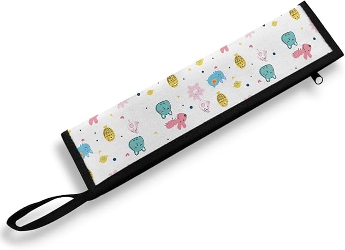 Cutlery Storage Bag Travel Silverware Cloth Bags for Travel Tableware Carrying Bag Travel Silverware Case Utensil Pouch Utensil Case,Cute Pattern
