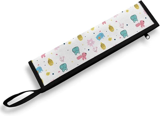 Cutlery Storage Bag Travel Silverware Cloth Bags for Travel Tableware Carrying Bag Travel Silverware Case Utensil Pouch Utensil Case,Cute Pattern