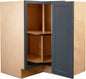 Quicklock RTA (Ready-to-Assemble) | Base Kitchen Cabinets - Shaker Style | Made in America (Needlepoint Navy, 18" D x 30" W x 34.5" H Lazy Susan)