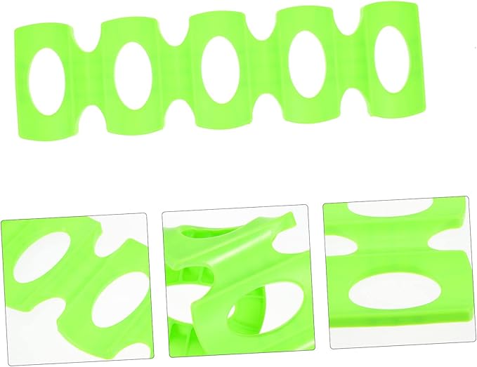 Amosfun Silicone Beer Can and Bottle Organizer Flexible Fridge Storage Rack for Beverage Cans Lightweight Anti-Slip Design High Low Temperature Resistant Space Saver for Refrigerators
