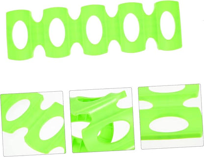 Amosfun Silicone Beer Can and Bottle Organizer Flexible Fridge Storage Rack for Beverage Cans Lightweight Anti-Slip Design High Low Temperature Resistant Space Saver for Refrigerators