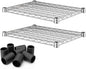2 Pack Chrome Additional Wire Shelf for 18" x 24" Shelving Units, Replacement Shelves for Wire Rack