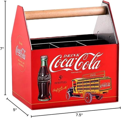Tin Box Company Large Utensil Caddy, Holds Utensils, Coke 2023