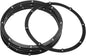 MECCANIXITY 8inch Rotating Swivel Stand with Steel Ball Bearings Annular Lazy Susan Base Turntable for Kitchen Corner Cabinets, 210 x 175mm Black Pack of 6