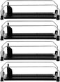 iplusmile 4 Pack Drink Dispenser for Fridge, Self-Pushing Soda Dispenser for Refrigerator, Beverage Bottle Organizer for Pantry Vending Machine Parties (12inch)