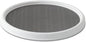 Copco Basics Non-Skid Pantry Cabinet Lazy Susan Turntable, 12-Inch, White/Gray, 1 Count (Pack of 1)