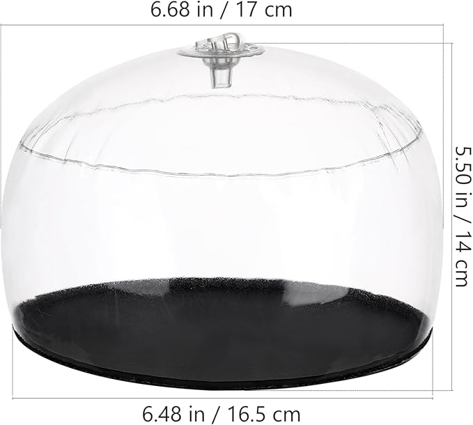 DOITOOL Inflatable Hat Shaper and Display Stand for Baseball Caps and Wigs Tabletop Pvc Hat Holder with Protective Inner Support to Prevent Deformation for Home and Store Use 6.69X6.49X5.51In