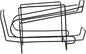 PRETYZOOM 1pc Rolling Drink Storage Rack Space-saving Beverage Holder for Refrigerator Dual-layer Canning Organizer Black for Kitchen and Pantry Organization
