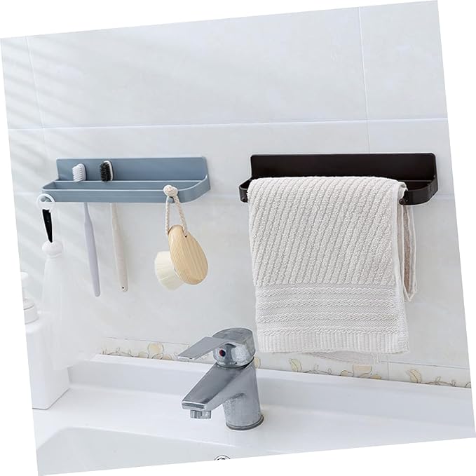 Wall-mounted Shoe Rack Sticky Hanging Strips for Shoes Slippers Sandals Garage Door Wall Storage Organizer over The Door Hangers Plastic Random Color