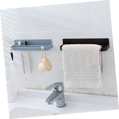 Wall-mounted Shoe Rack Sticky Hanging Strips for Shoes Slippers Sandals Garage Door Wall Storage Organizer over The Door Hangers Plastic Random Color
