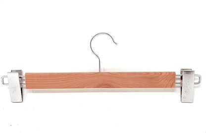 Cedar Elements Heavy Duty Cedar Pant Hangers/Skirt Hangers – 12/Box