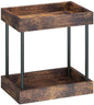 MAHUEEOL 2 Tier Bathroom Organizer Countertop, Wooden Bathroom Trays for Counter Vanity Organizer Cosmetic Storage Vanity Organizer, Coffee Station Organizers, Kitchen Spice Rack