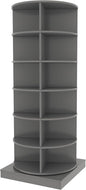Rotating Shoe Rack, 6-Tiers Storage Shoe Rack Tower, Free Standing 360°Shoe Storage Organizer Shoe Rack for Entryway Living Room Hallway (Grey, 6-Tiers)