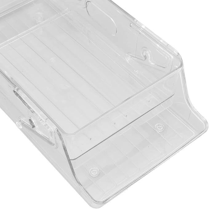 Automatic Rolling Beverage Soda Can Storage Organizer Double Layers Plastic Refrigerator Can Holder Dispenser Bin