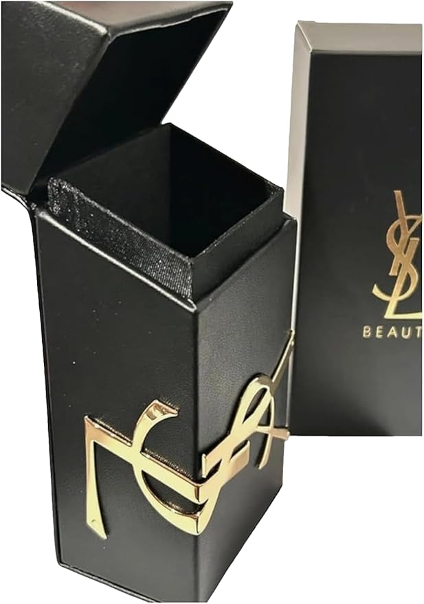 Yves Saint Laurent YSL Hardcase Holder/PORTABLE SMALL STORAGE BOX VANITY (holds jewelry, makeup, coins, cards, keys, etc) 50 ml BOX Size 2W x 4.75H x 2.75L - 6224