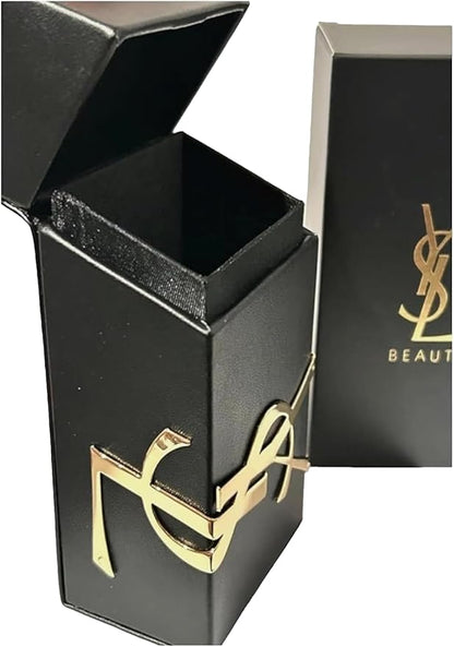 Yves Saint Laurent YSL Hardcase Holder/PORTABLE SMALL STORAGE BOX VANITY (holds jewelry, makeup, coins, cards, keys, etc) 50 ml BOX Size 2W x 4.75H x 2.75L - 6224