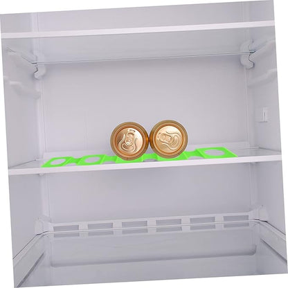 PRETYZOOM 4pcs Beverage Storage Mat Fridge Can Holder Beer Bottles Stacker Pourers for Alcohol Drink Fridge Organizer