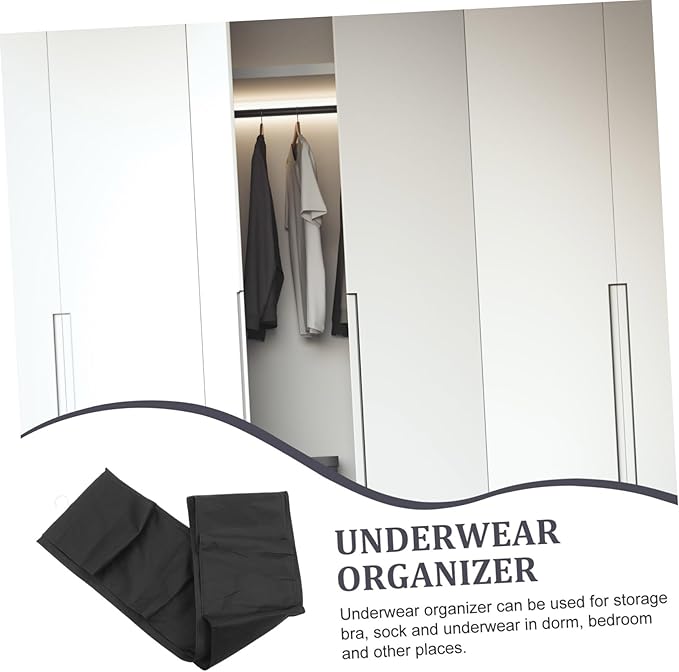 Over The Door Hanging Organizer Bag for Shoes Bras Underwear Wardrobe Storage for Closet Bedroom Dorm Stylish Multi Functional Design