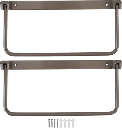 Foldable RV Shoe Rack, Alumiun Alloy Hanging Shoe Storage Shelf for Motorhome Yacht, Wall Mounted Shoe Organizer for RV with Installation Screws, Fitment for RV, Travel Trailer,