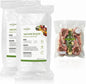30 Pack Reusable Vacuum Sealer Bags with Valve, 10"x11" BPA Free&Replacement Bags for Handheld Sealer, Perfect Starter Kit Refill, Dishwasher & Freezer Safe