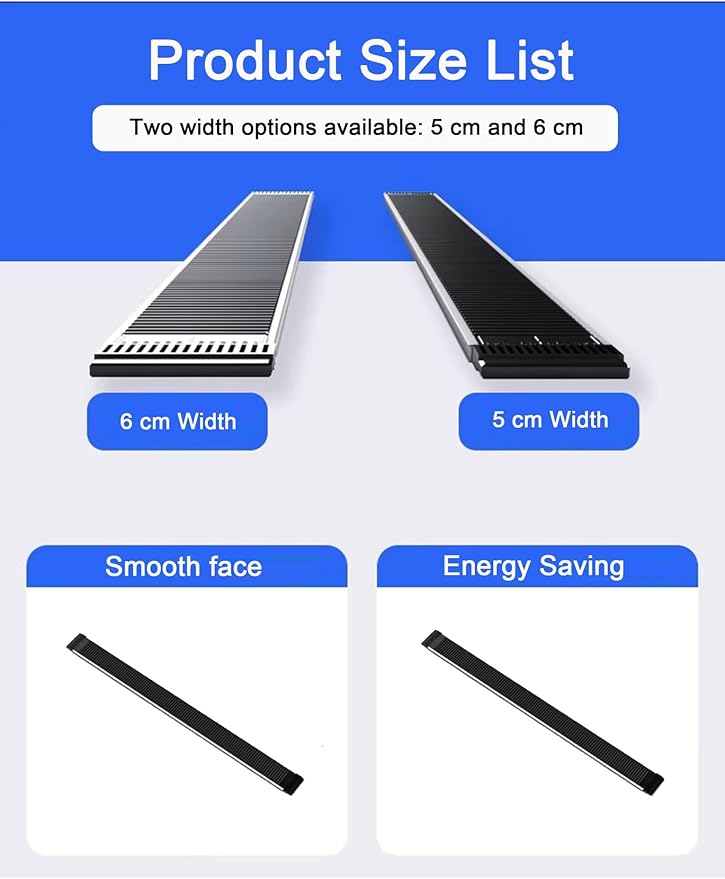 2 Pcs Automated Sliding Rails Automatic Can Dispenser and Drink Rack Plastic Water Bottle Rack Bins Adjustable Gliding Soda and Beer Organizer Space Saving(6 x 55.3 cm/2.4 x 21.8 inches)