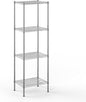 18" Deep x 24" Wide x 74" Height Wire Shelving Kit | 4-Tier | NSF Commercial Storage Rack Unit