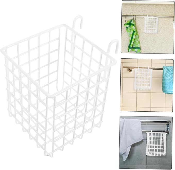 Cabilock 4pcs Wire Basket Hanging Storage Organizer for Kitchen Pantry Craft Room over Cabinet Door Basket Sturdy Iron Design Space-saving for Easy Access and Organization