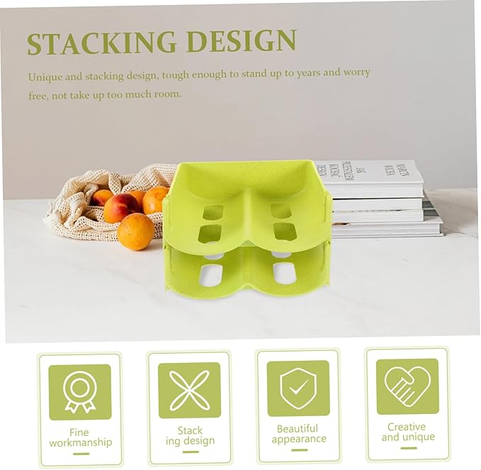 MERRYHAPY 4pcs Unique Design Can Rack Stackable Storage Holder Pantry Soda Can Organizer Wine Bottle Rack Space-Saving