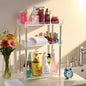 Body Spray Organizer, 3 Tier Bathroom Counter Organizer Acrylic Clear Corner Makeup Organizers Bathroom Organizers Countertop Counter Vanity Tray Corner Shelf Lotion Organizers For Skincare Comestics
